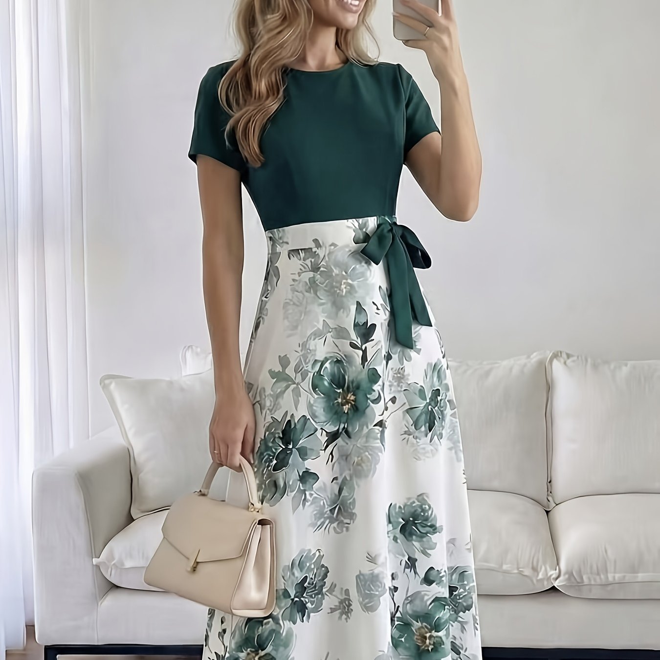 E-shop Elegantes, lässiges Damen-Longdress-Trend-Sommerkleid, Geburtstagskleid, konservative Damenbekleidung, elegante Damenbekleidung