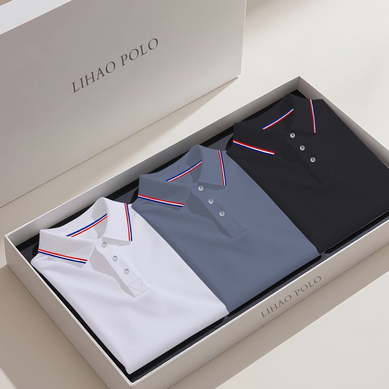 TEMU Three- Casual New Style Men' Wearable Elegant And Comfortable Short-sleeve Shirts