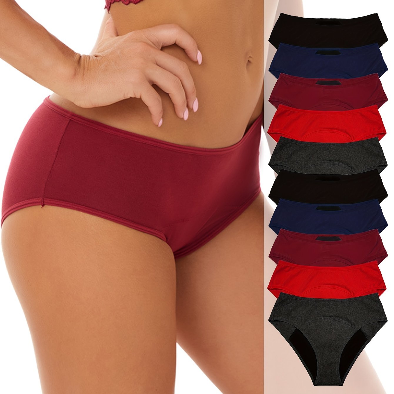 Ten-pack Women' Underwear For Menstrual Use