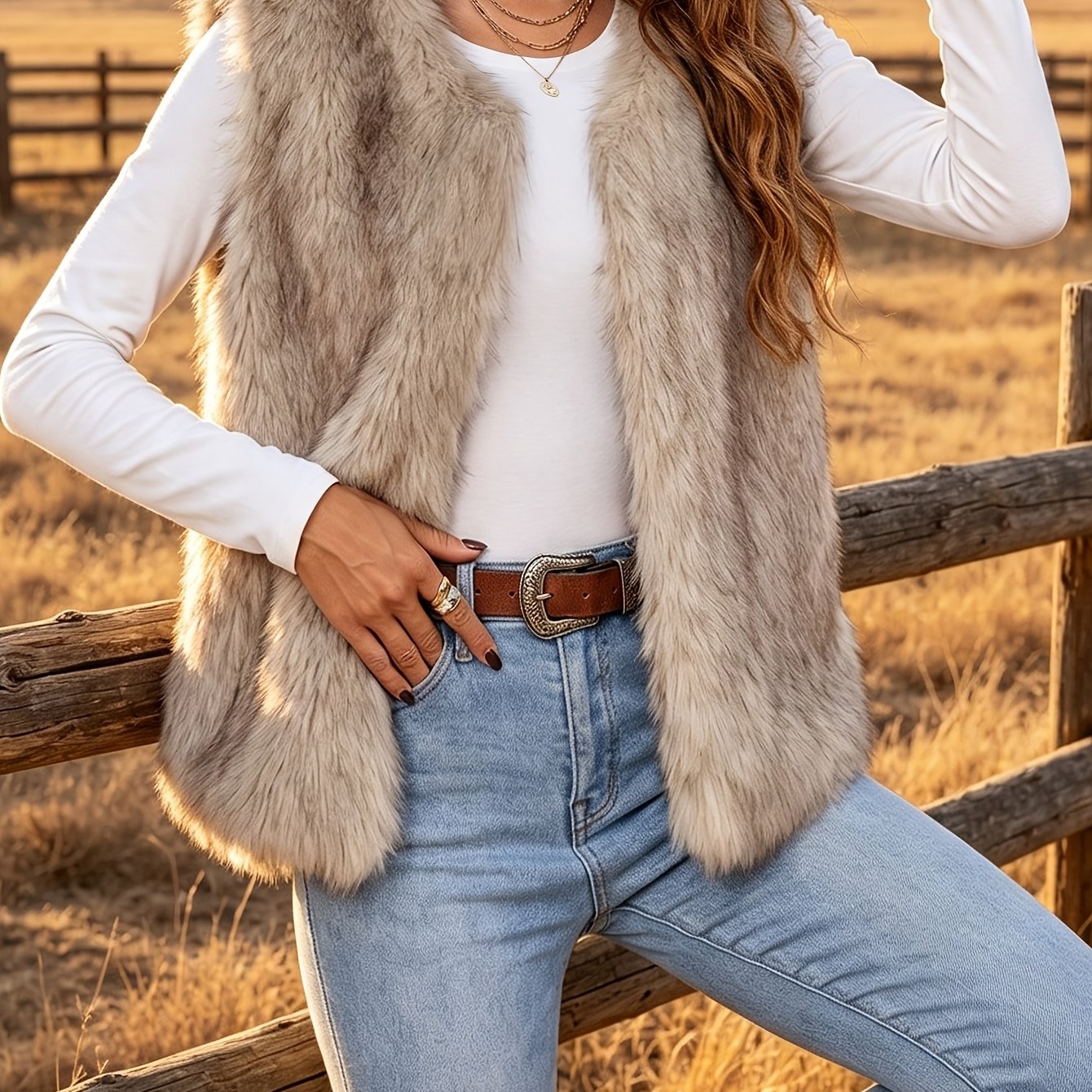 TEMU Gilet cardigan manches à col en V et ouverture à l' pour la automne/hiver pour femme