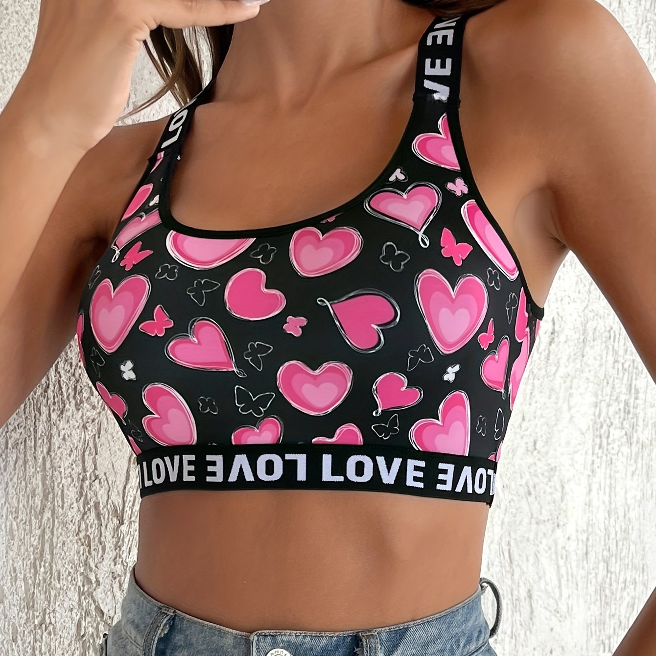 Image of Sports Bra - Detachable Padding, Breathable, Comfortable Women's Bra - For Fitness, Yoga, And Running Women's Casual Vest, Sleepwear