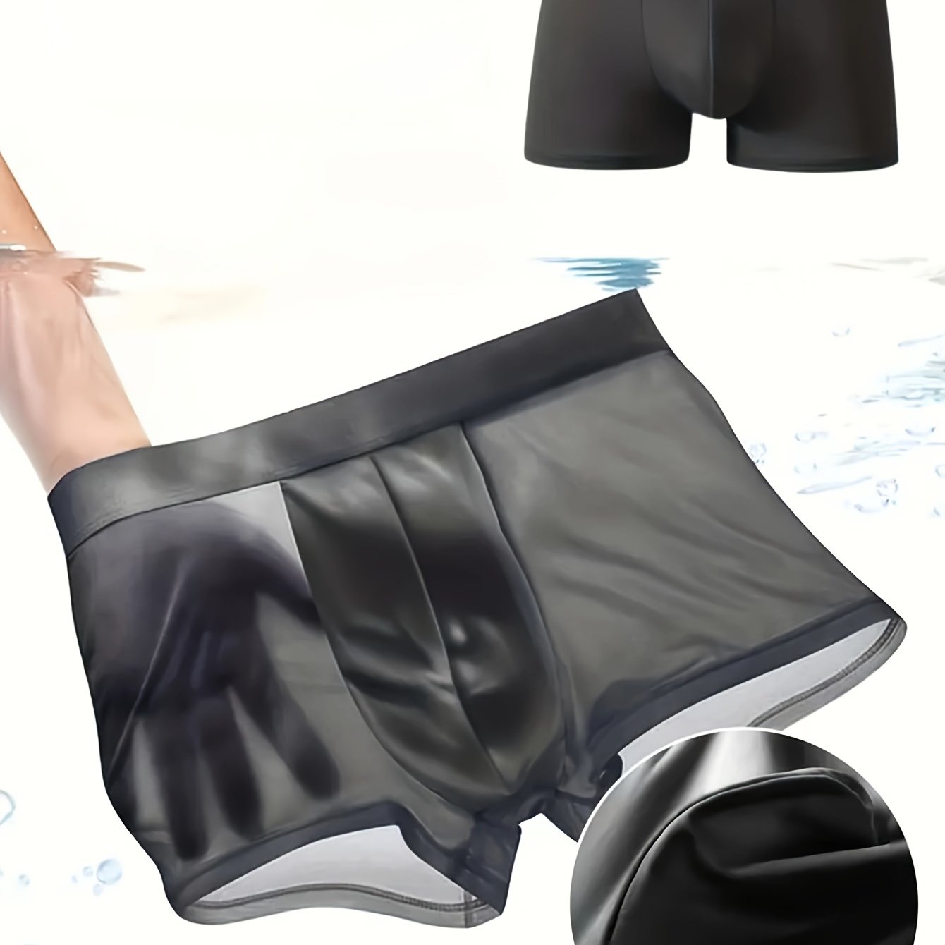 2pcs Classic Solid Color Men's Underwear - Easy And Versatile Minimalist