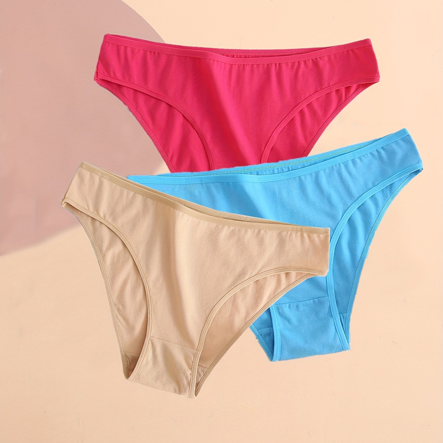Plus Size Simple Panties Set Women's Plus Seamless Mid - Temu Canada