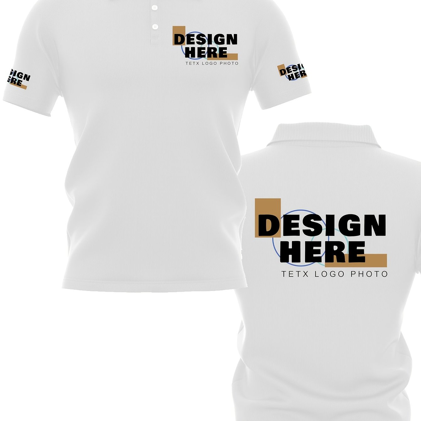 TEMU Custom Shirts, Personalized Short Sleeves, Fun Customization, Cuffs Chest Back, Optional Customization, Workwear, Cultural Shirts, Staff Gifts,