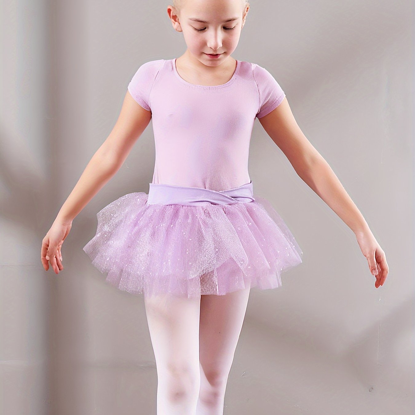 girls short sleeve 95 cotton ballet tutu leotard comfy dance suit