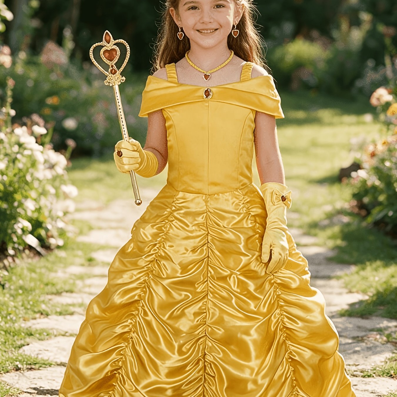 Image of Uhnice Christmas Party Fancy Costume Dress Up Girls