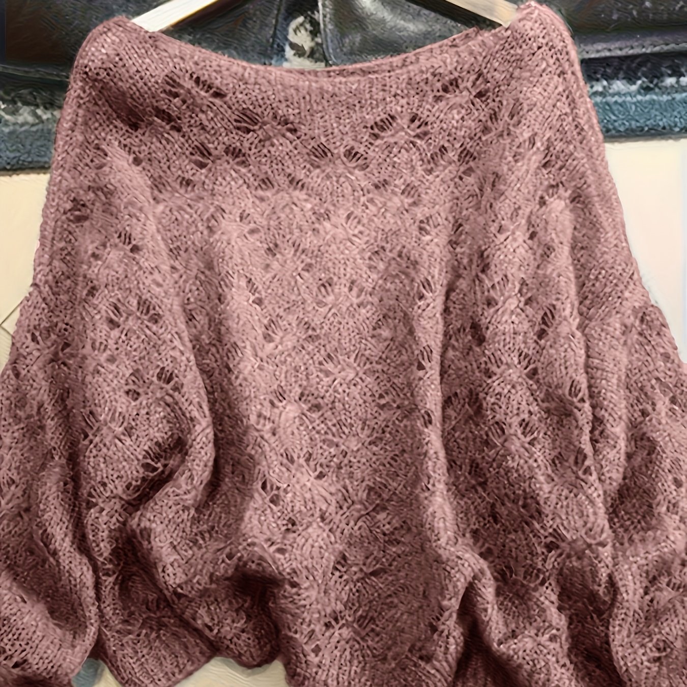 TEMU Suéter Pullover Versátil, Delgado y Holgado, Premium, y , , de , Reductor de Edad