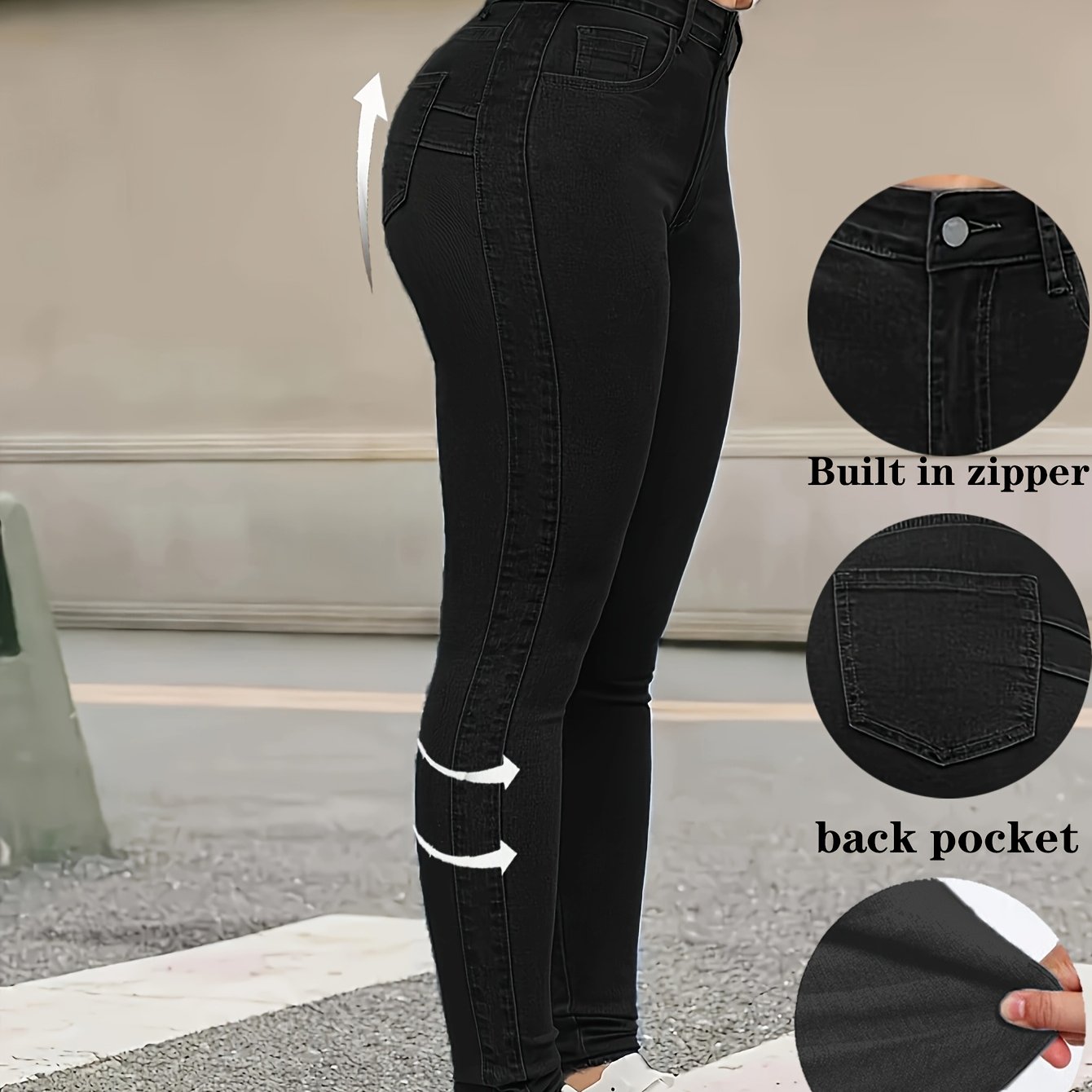 Skinny Pants That Are Stylish And Versatile, High-elastic Women's Long Trousers
