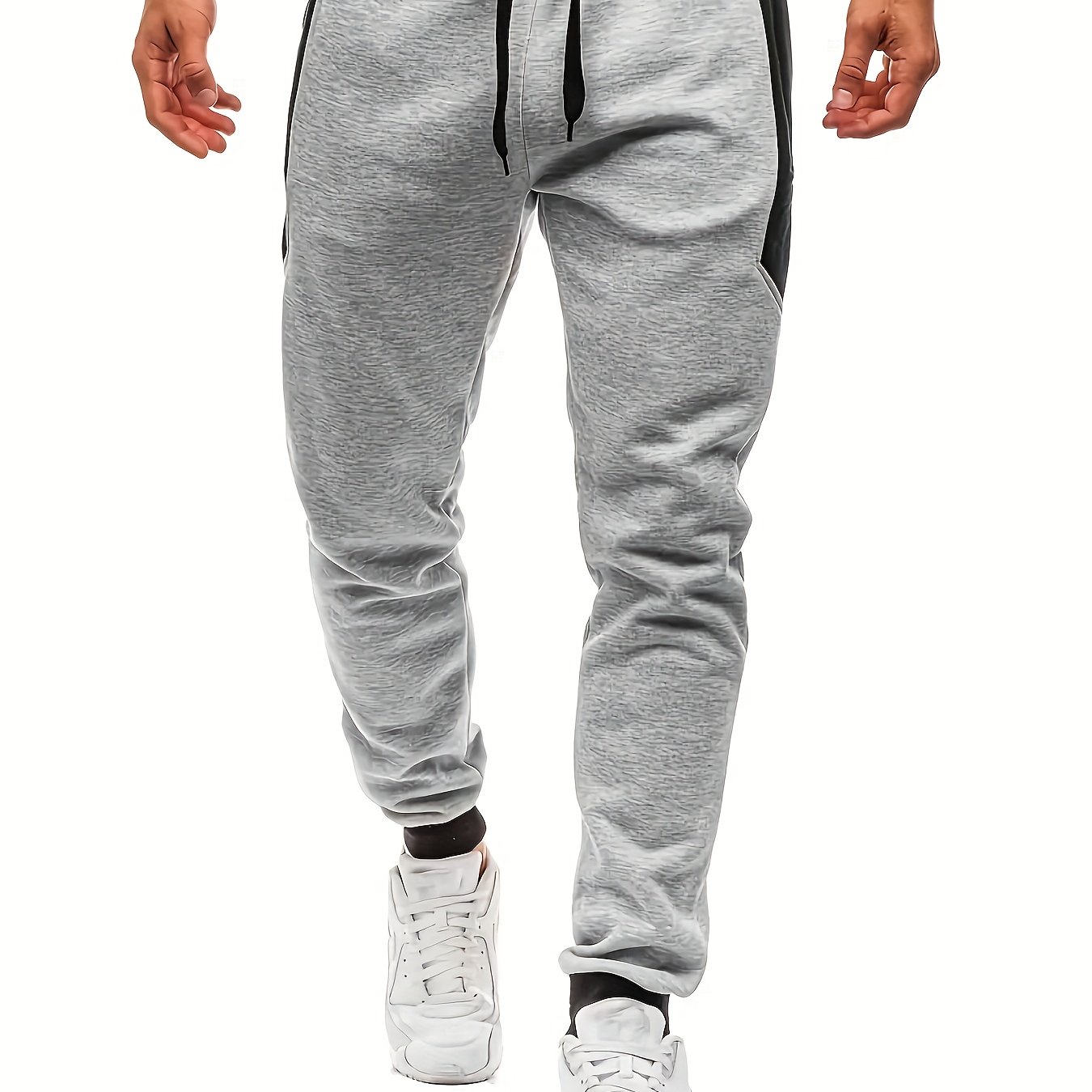' Pants Men' Color Flannel Large Size Casual Trousers European And Pants