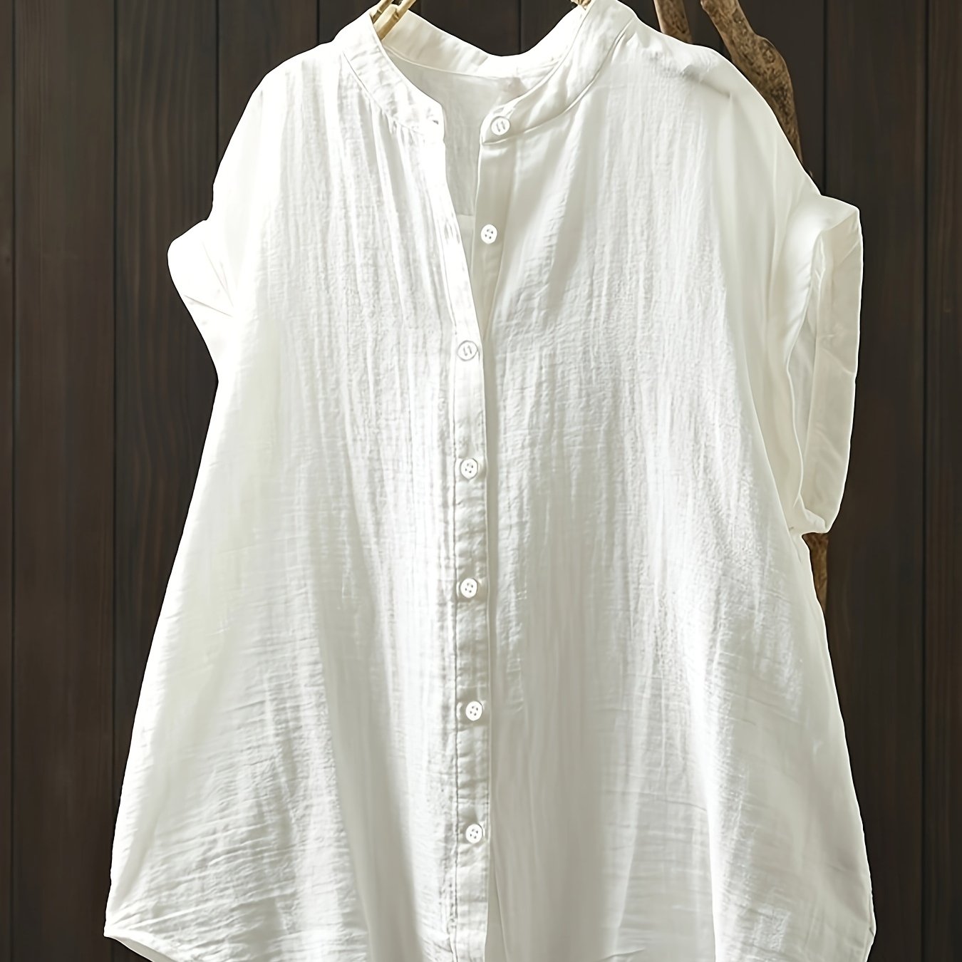 Image of Plus Size, S70083 Elegant Special Plus Size Women's Casual Shirt