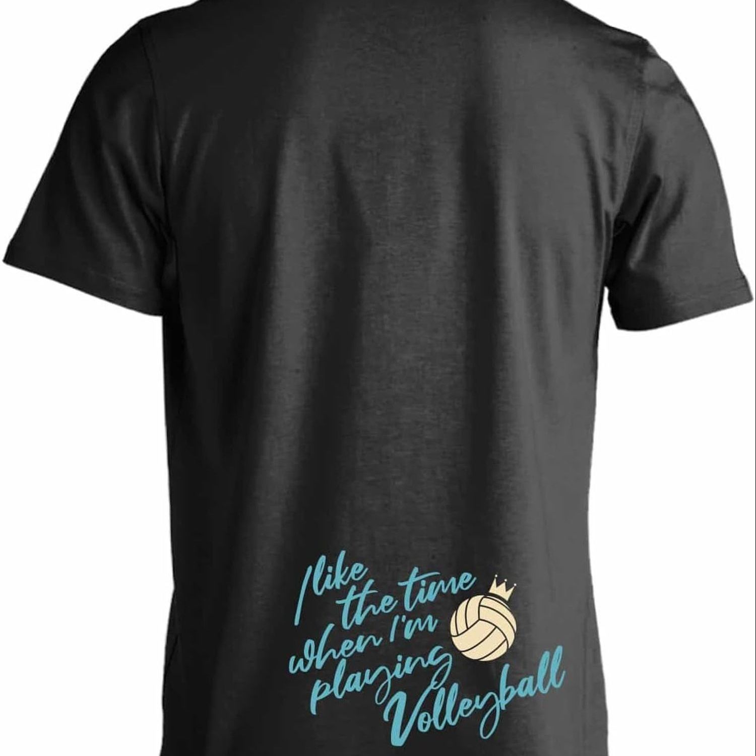 TEMU Volleyball T-shirt Short Sleeve Practice Wear Dry Volleyball