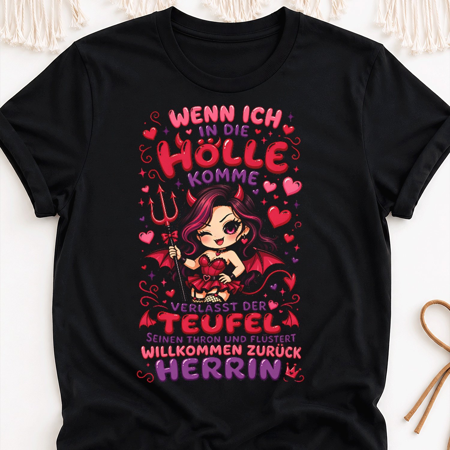 Image of Lady Quote German Humor Shirt Overseas Printing Y2k Oversized Unisex T-shirt For Men Women Retro 2000s Streetwear Baggy Graphic Tee