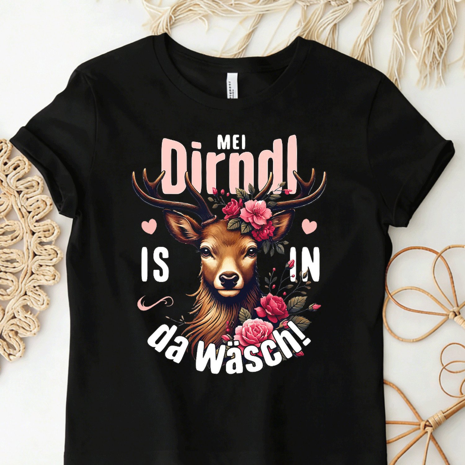 Plus Size Women's Costume Blouse, Men's Dirndl Replacement Shirt, Unisex Fun T-shirt