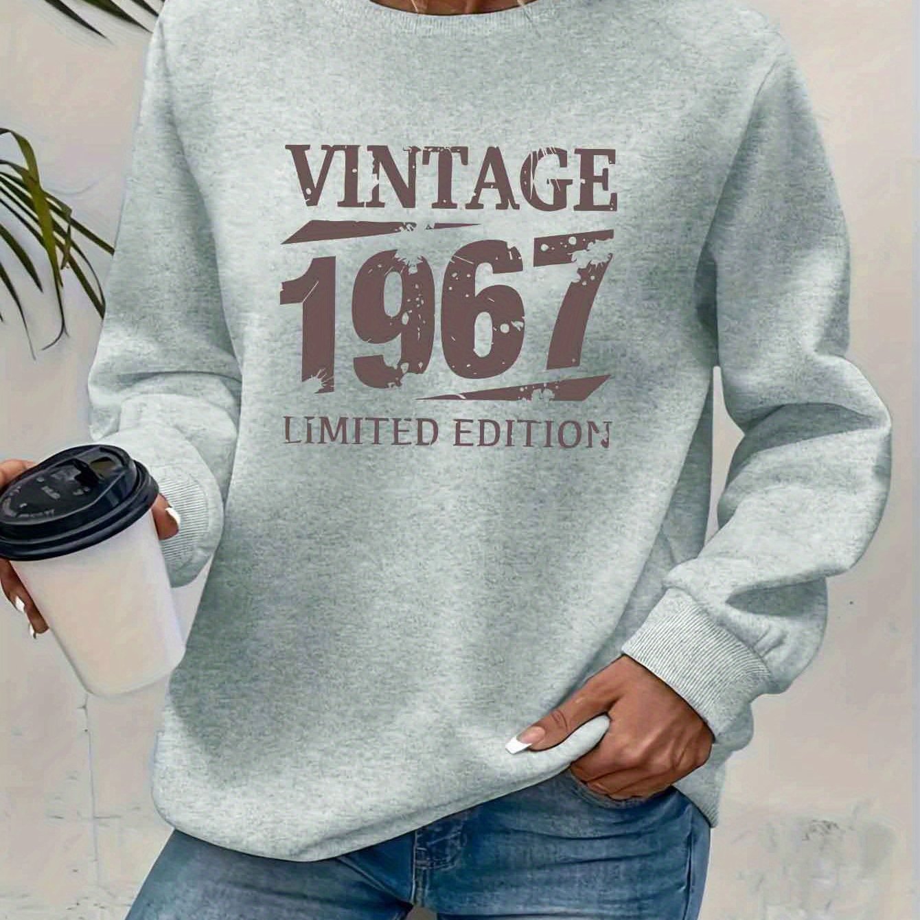 TEMU Graphic Print Sweatshirt, Crew Neck Casual Sweatshirt For Winter & Fall, Women's Clothing