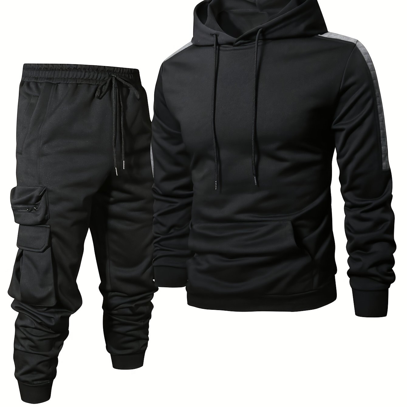 TEMU Men's Casual Sports Suit, Tracksuit