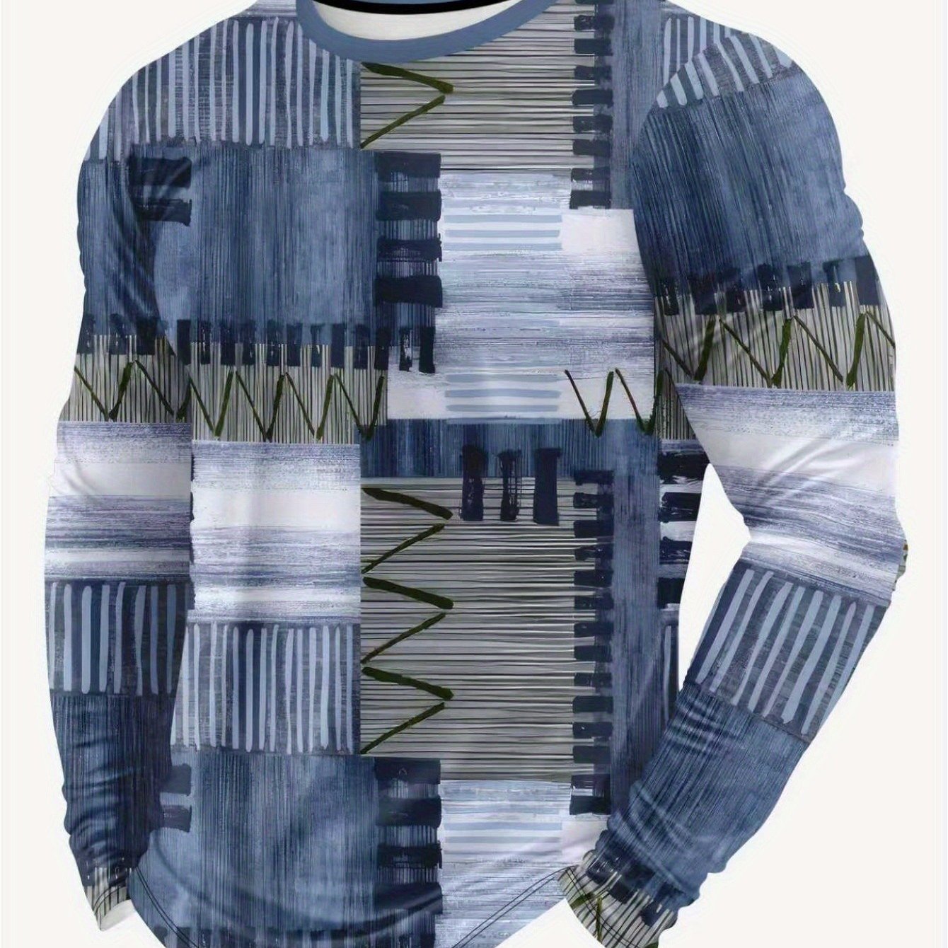 TEMU Men's Casual Sports Long Sleeved Shirt