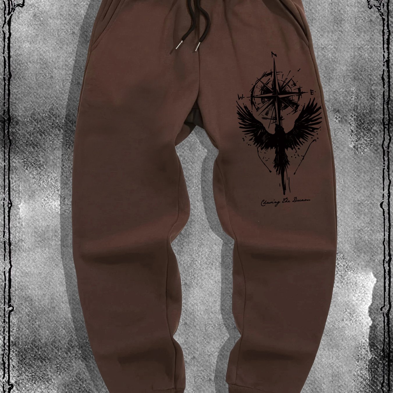 TEMU Flying Bird Compass Men's Outdoor Casual Sports Jogging Pants