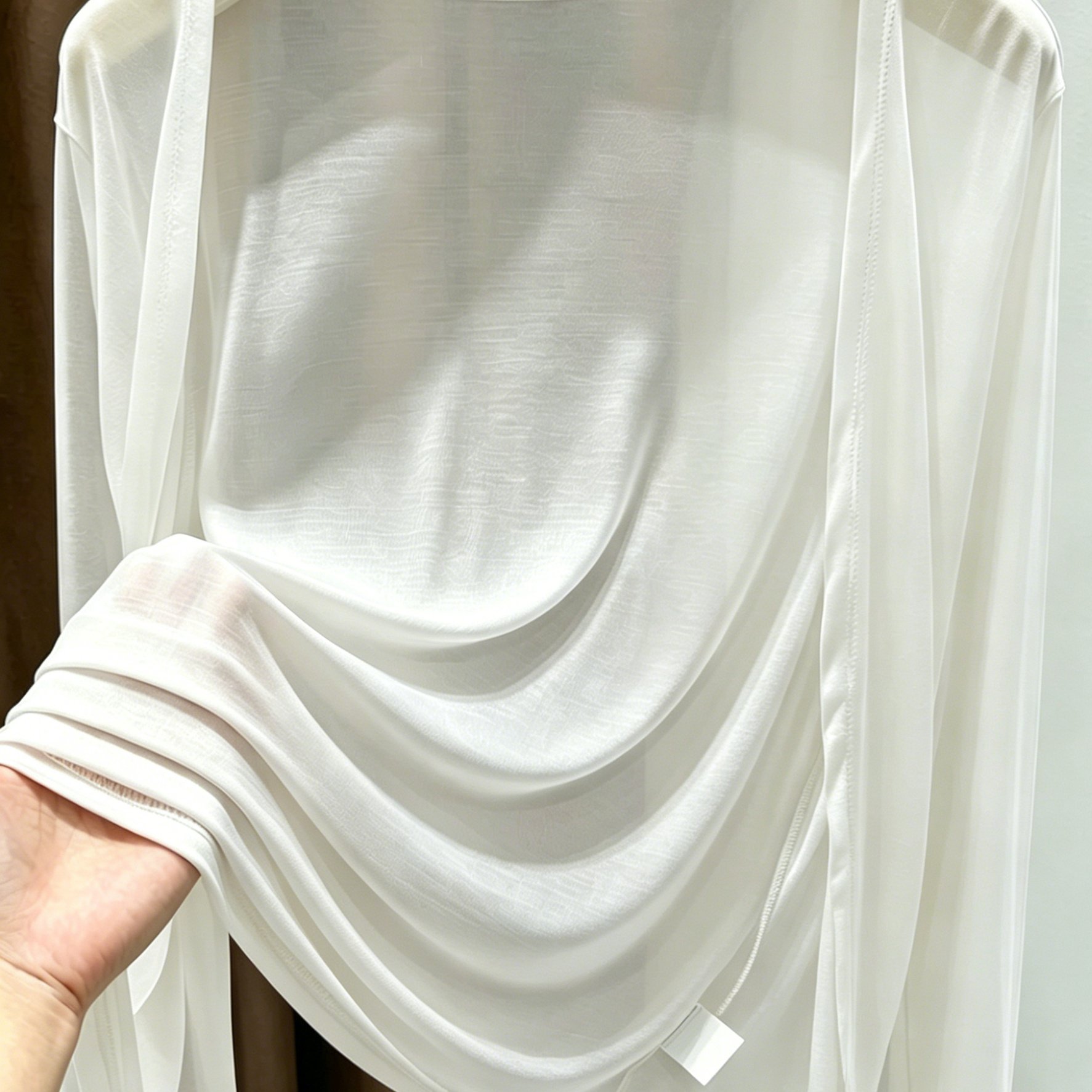 TEMU Thin Open Cardigan Women's Summer, Small Outer Air Conditioner Cover Blouse Sheer Top