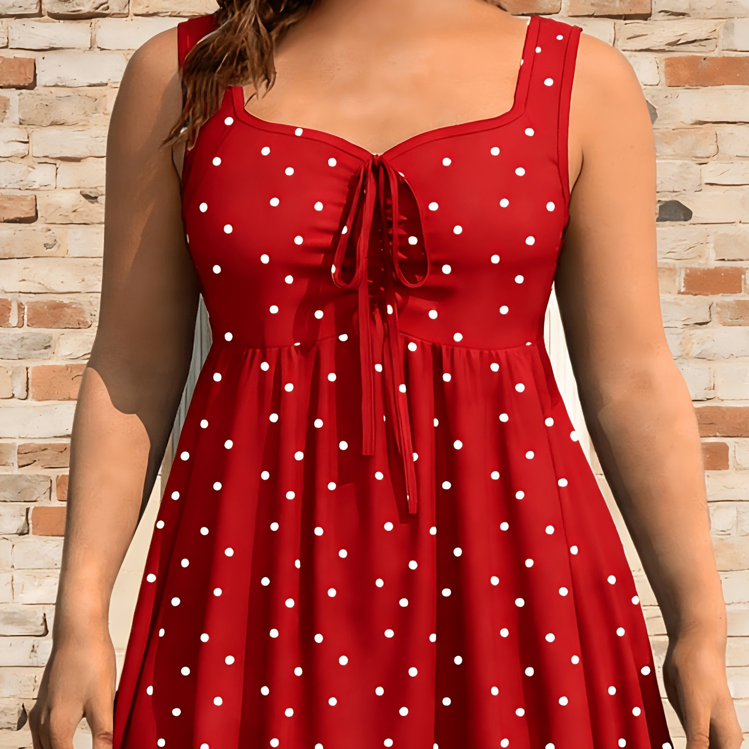 TEMU Plus Size Women's Printed Loose Tank Top