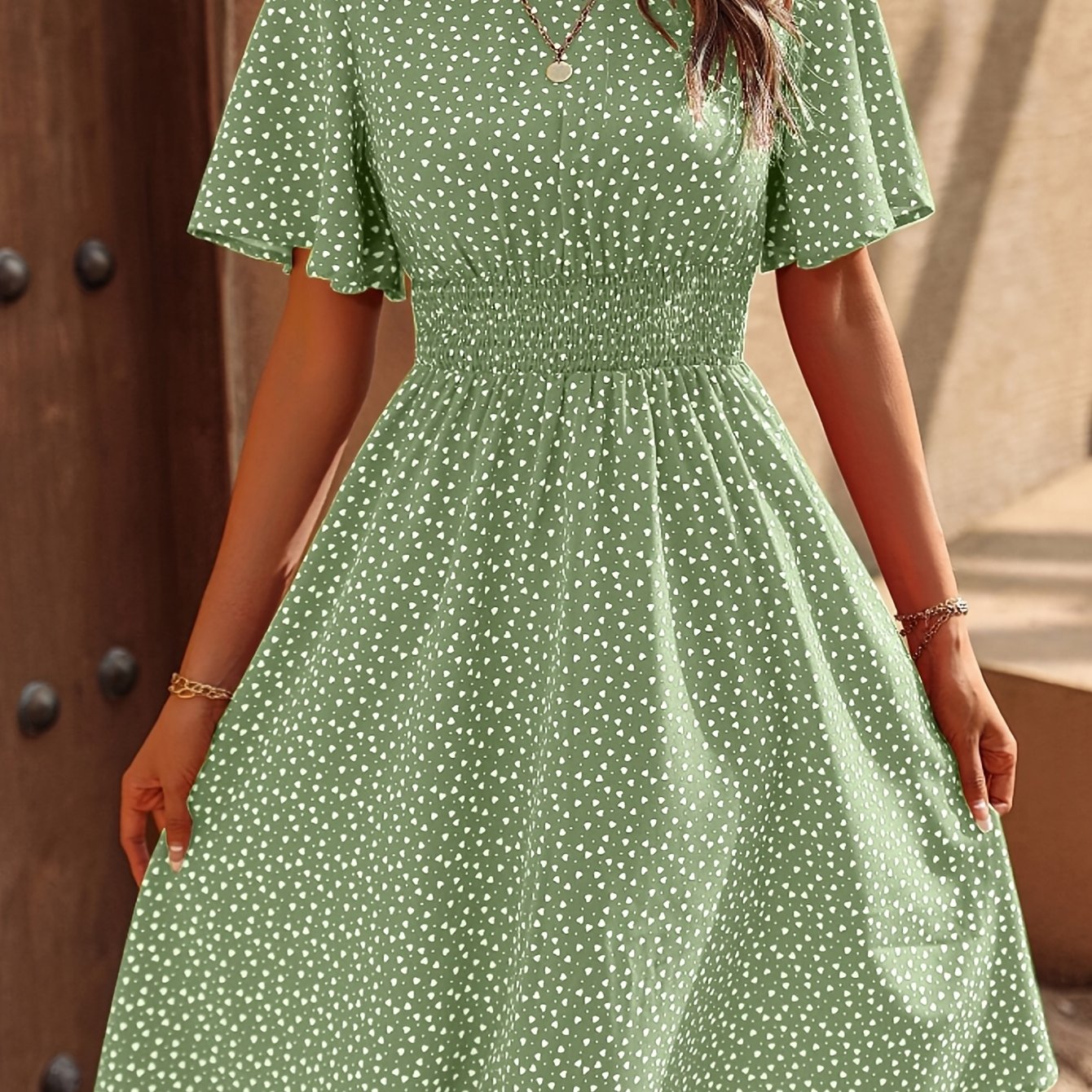 Image of New A- Waist-cinching Dress
