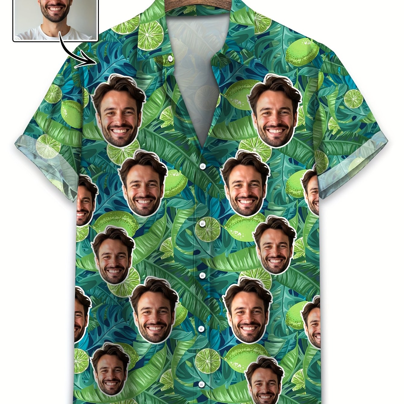 TEMU Personalized Men's Hawaiian Shirts Featuring Tropical Plant Designs, Perfect For Casual , Vacations, And Dates. Embracing A Tropical , Are Adult