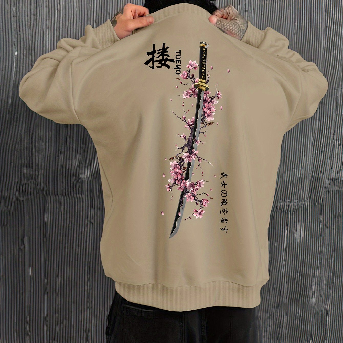TEMU Sweatshirt Sélectionné , Portant Mon Âme, , Idéal pour et l'Hiver, Sweatshirt Décontracté à Col Rond pour Homme, Mode Automne-Hiver, Idéal pour