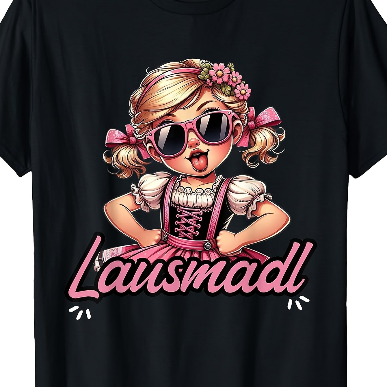 Image of Oktoberfest Costume Shirt Women's Dirndl Replacement Lausmadl T-shirt Men's T-shirt Unique Perfect For Home|gifting|work|outdoor (birthdays|valentine's Day|mother's Day) S To 3xl Unisex