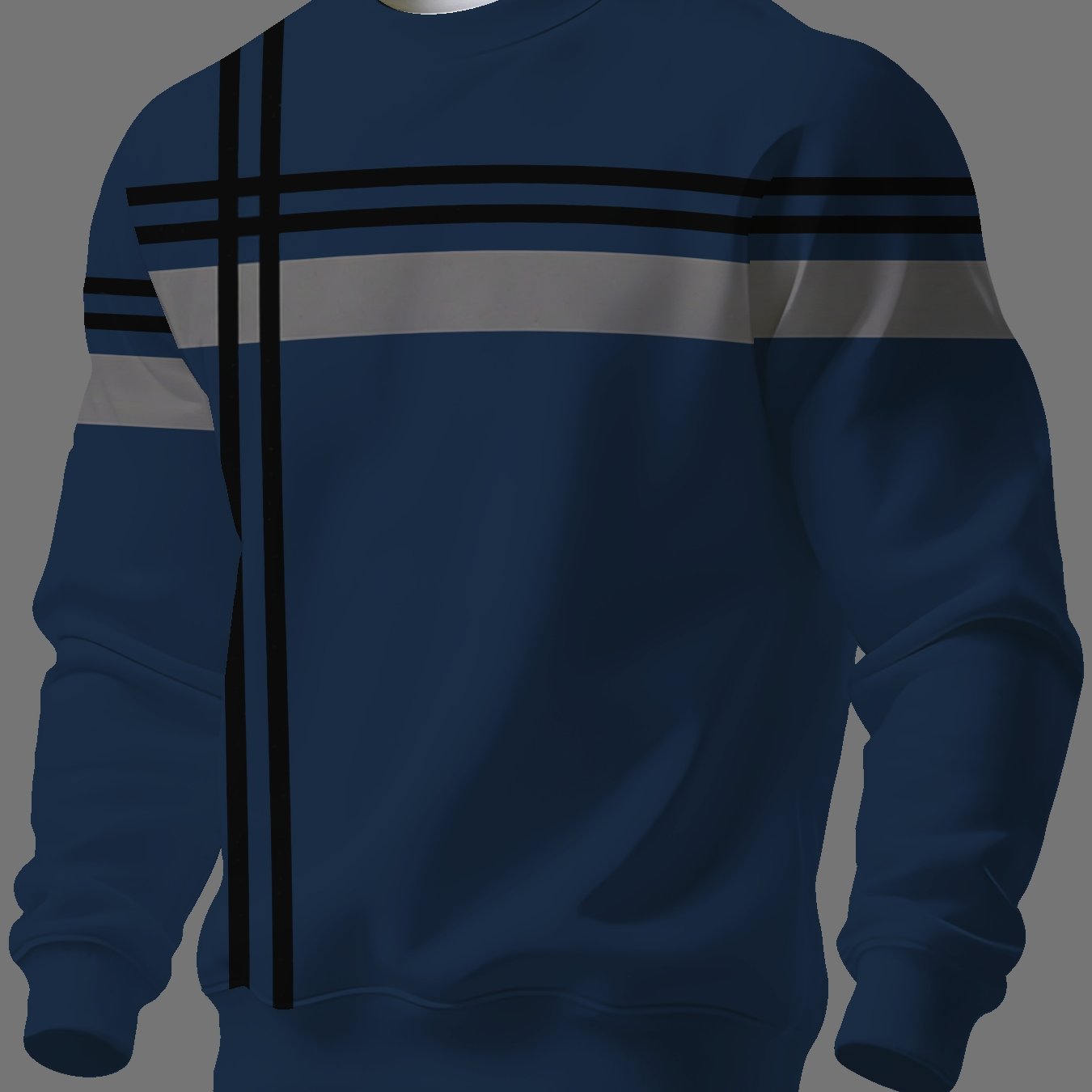 TEMU Men's Crew Neck Sweatshirt, Trendy Brand, Long Sleeve, Fall/winter 2026