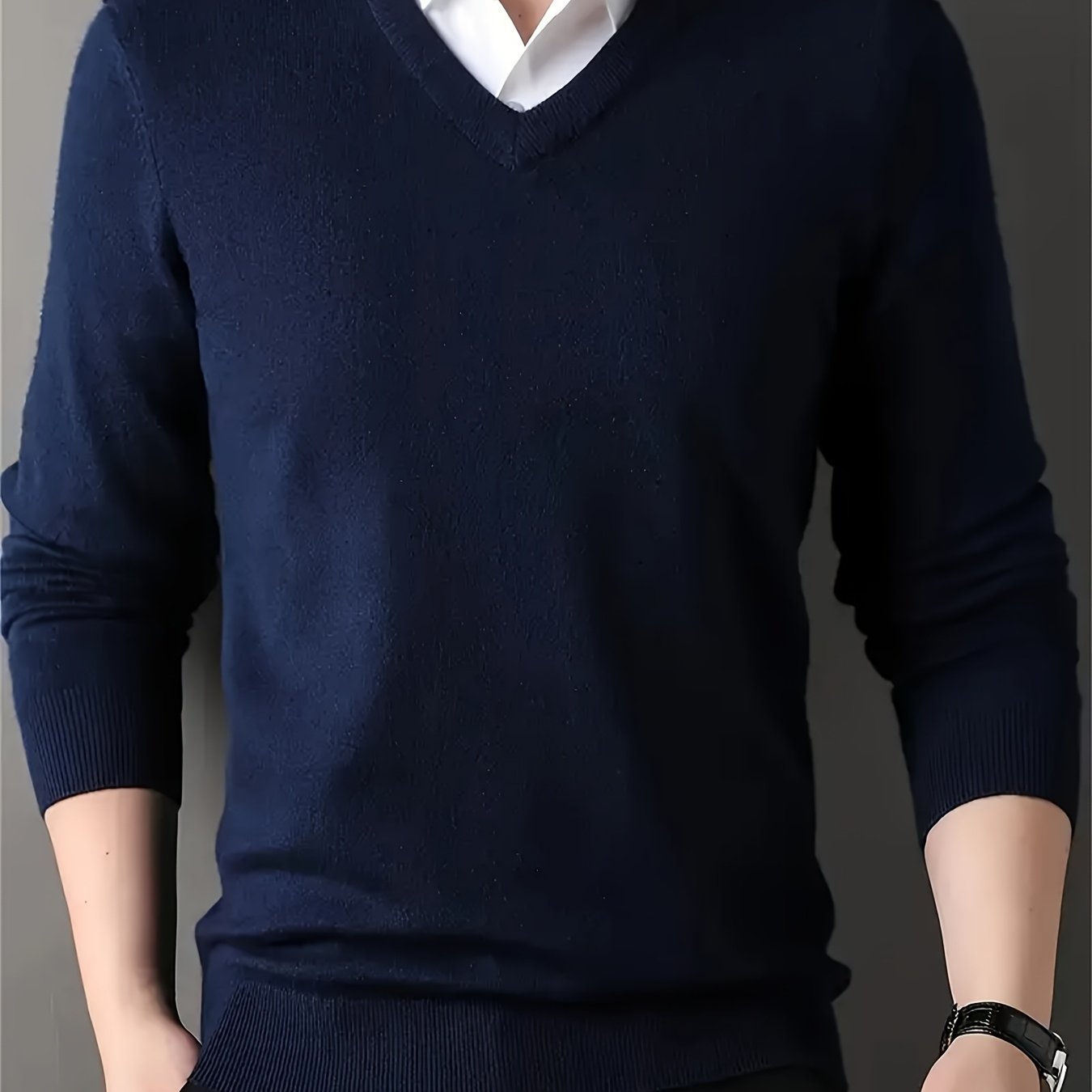 TEMU Cardigan-pull extensible en laine pour homme, veste de toutes , lavable en machine, décontracté habillé pour et l'extérieur, GRANDE TAILLE