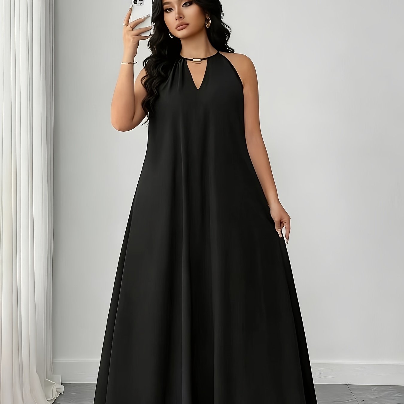 TEMU Plus Size - Plus Size - The Tall And Curvy Series Is In Style, Featuring An Elegant And Whimsical Charm (melancholic Temperament) With A