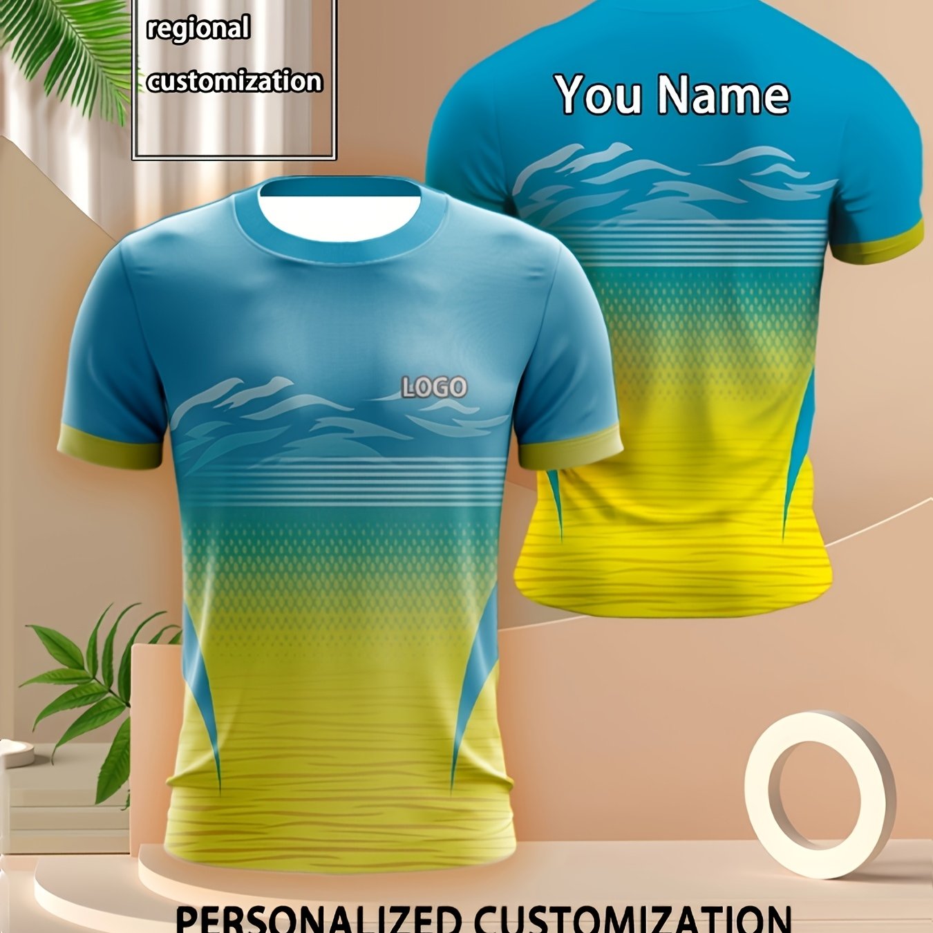 TEMU Chemise décontractée d'été pour hommes, confortable et légèrement élastique, logo personnalisable avec nom, manches courtes sportives tendance,