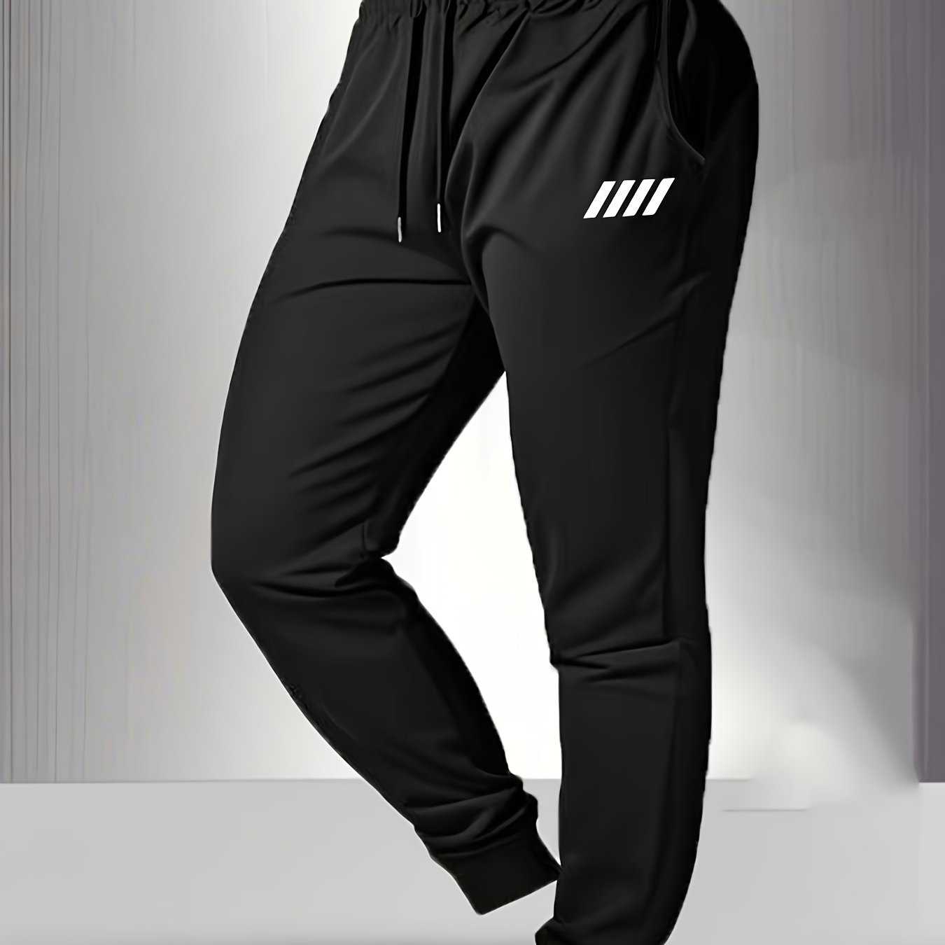 [cen Han ] Men's Casual Sports Pants Fashion Logo