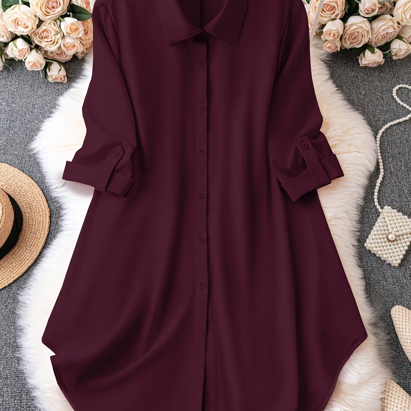 Plus Size, -border Plus Size Shirt