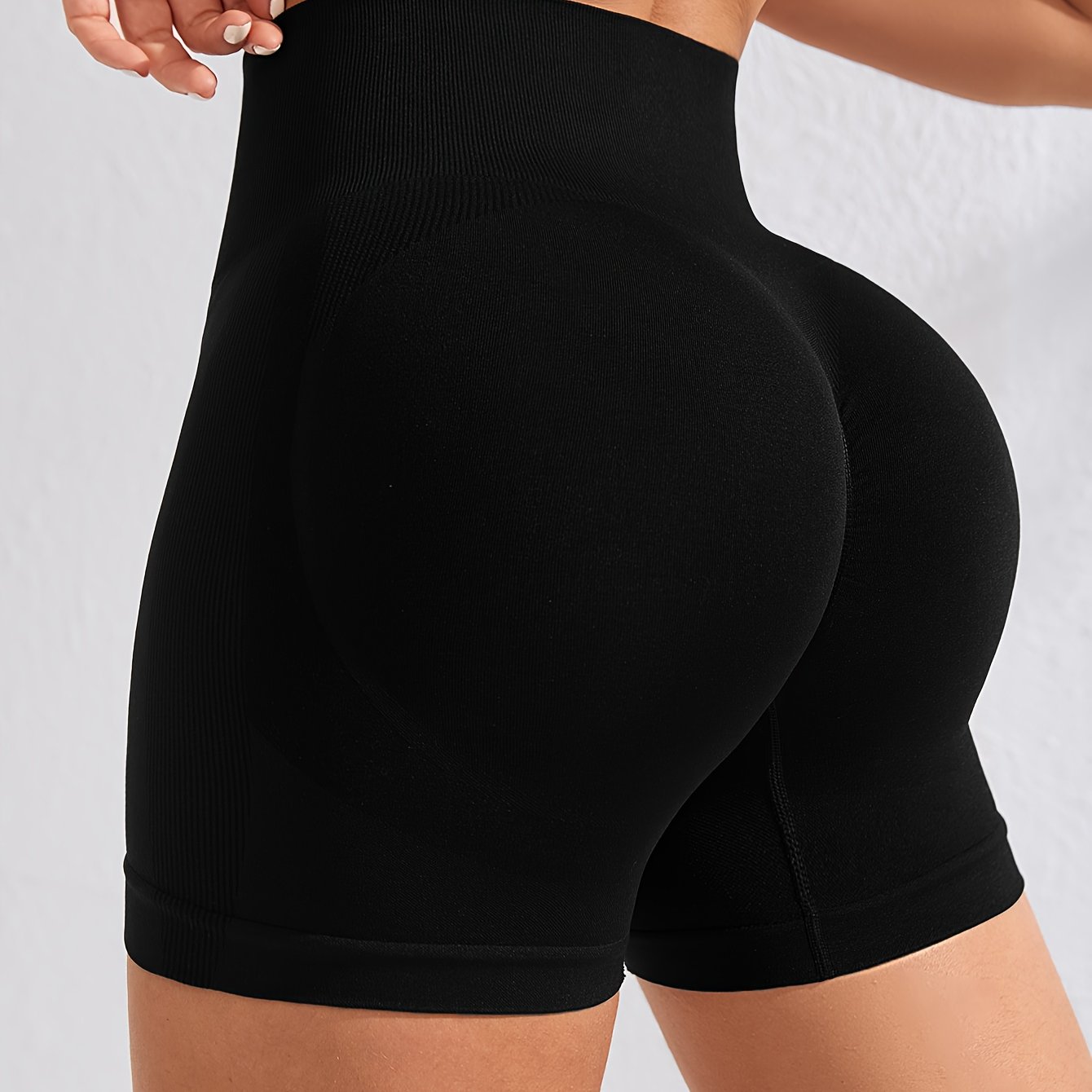 Image of Women' High-waist -lifting Cycling Shorts Yoga Shorts