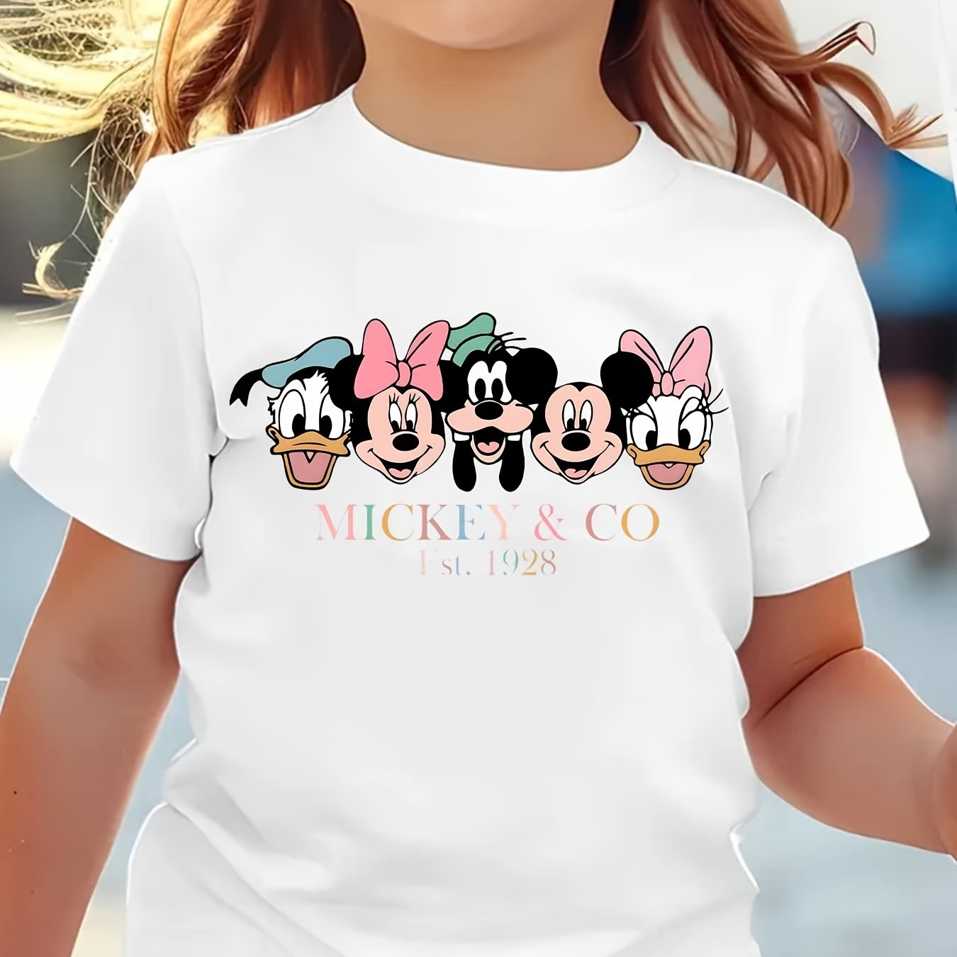 TEMU And Kids T-shirt Short Sleeves For Boys Girls, Casual Crew Neck Top, Happy Birthday, Summer Round Neck Short Sleeved Casual Pure Cotton