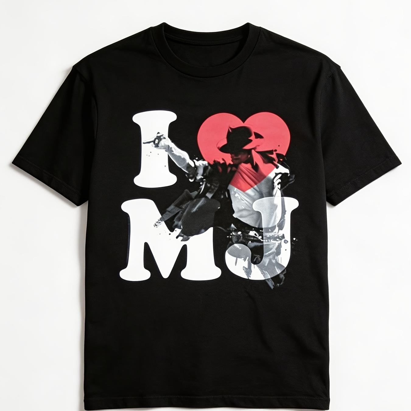 I Love Mj Summer T Shirt Vintage Unisex