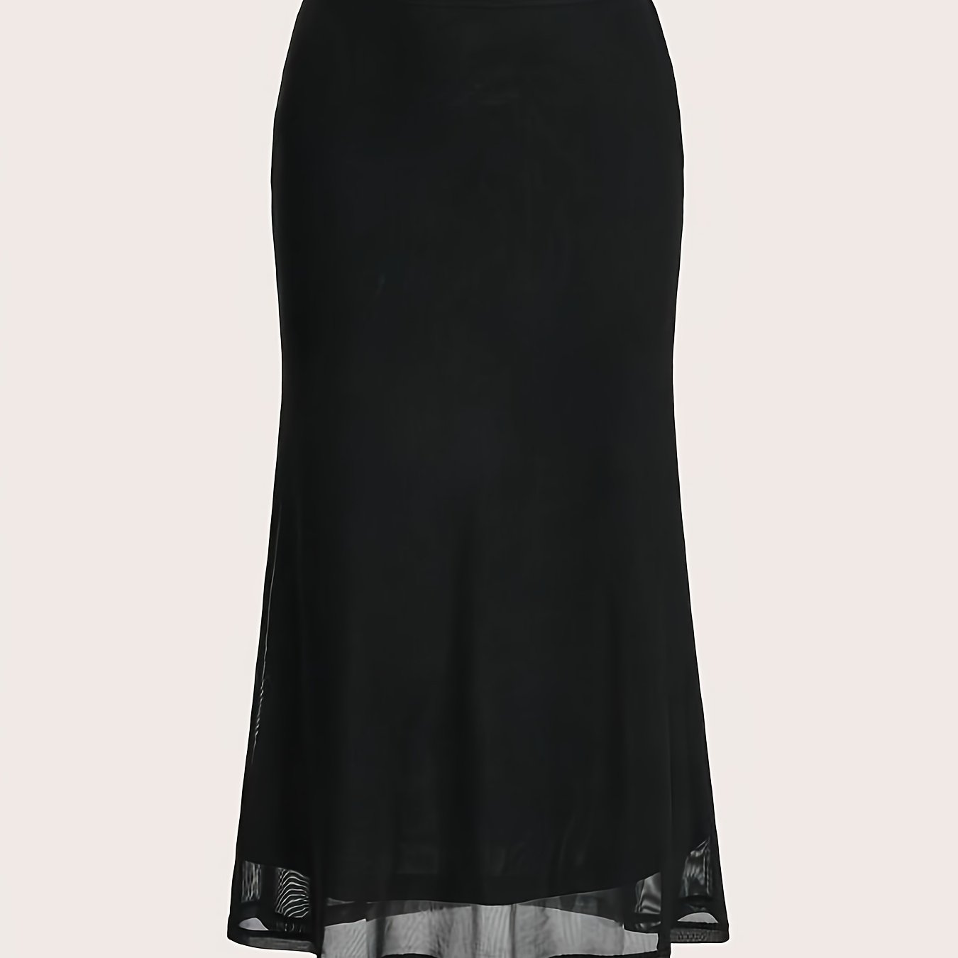 E-shop ZD1127210 Richtungsweisender Damenrock Sexy Eleganter Mesh Fischtail Rock