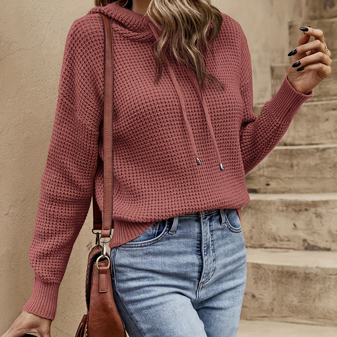New Women's Casual Elegant Hooded Pullover