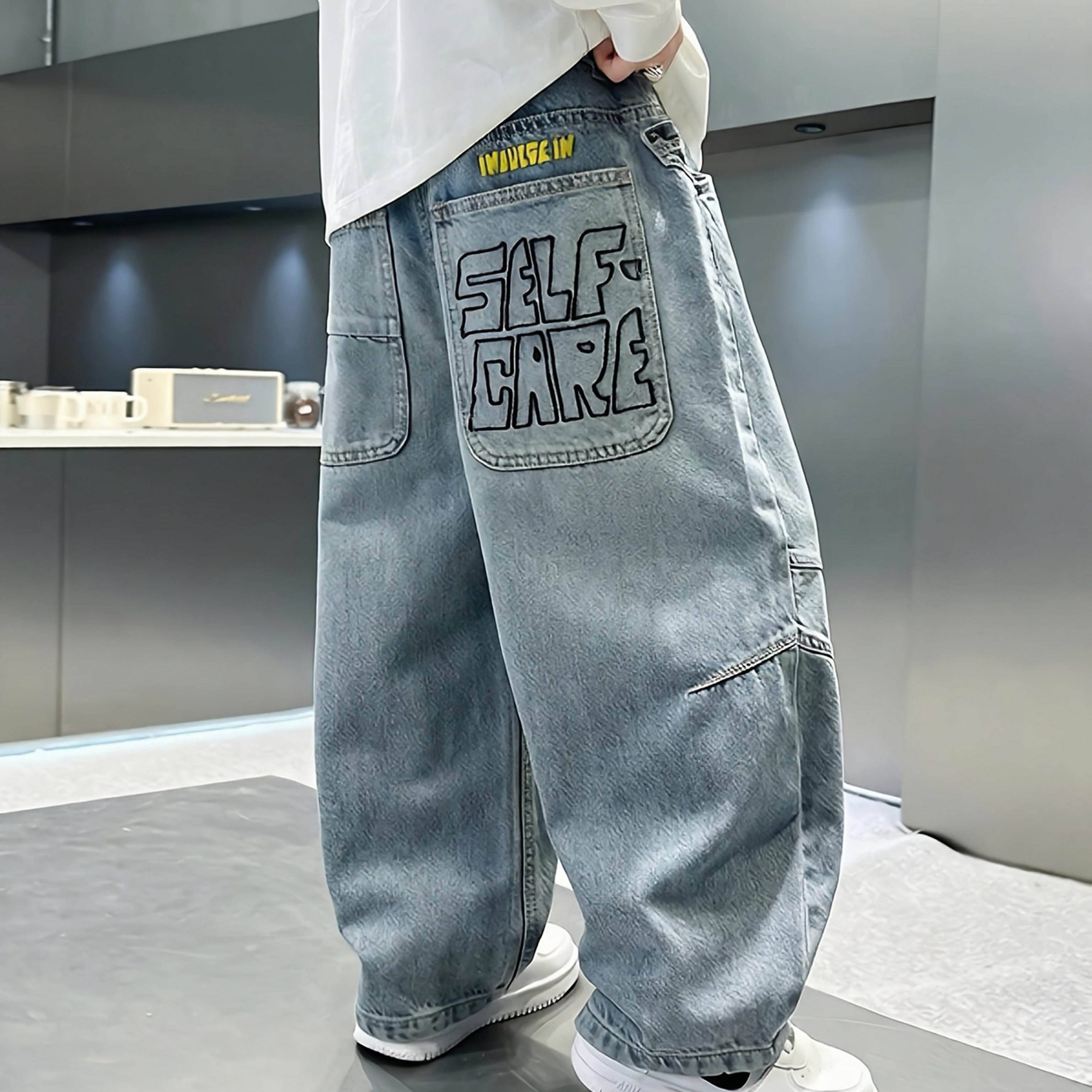 Clothing Boys' Spring Pants Trousers 2025 And Autumn Style Boys' Spring Big Pants