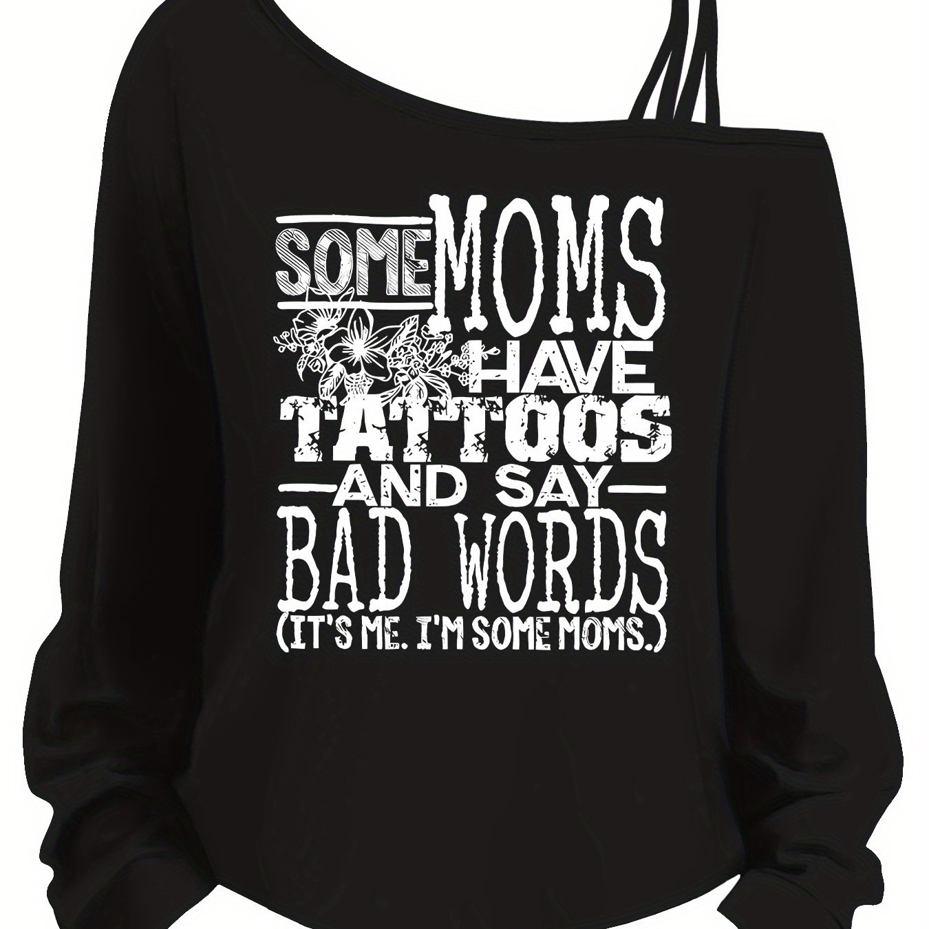 TEMU Funny Slogan T-shirt 