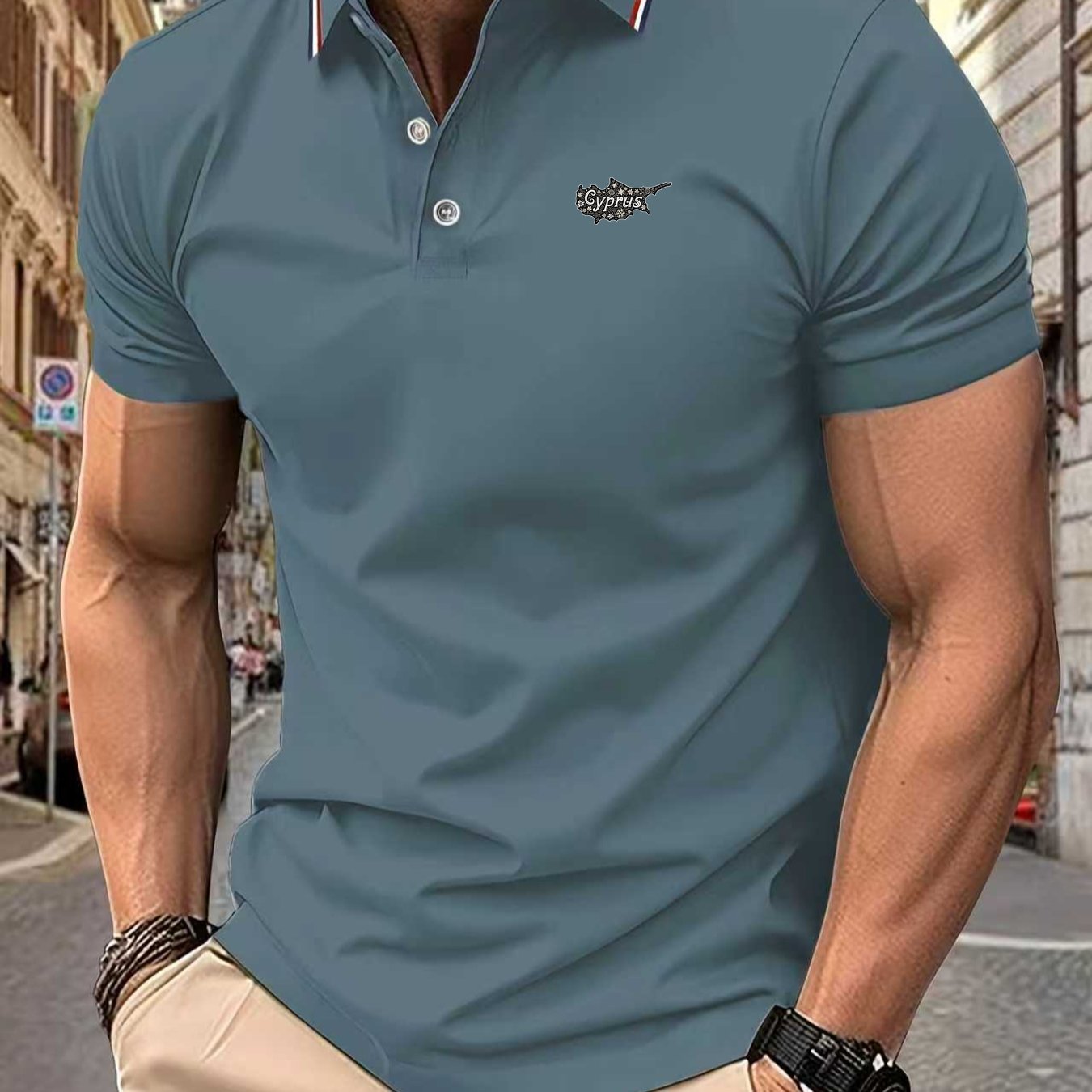 TEMU Men's Cyprus Pattern Shirt