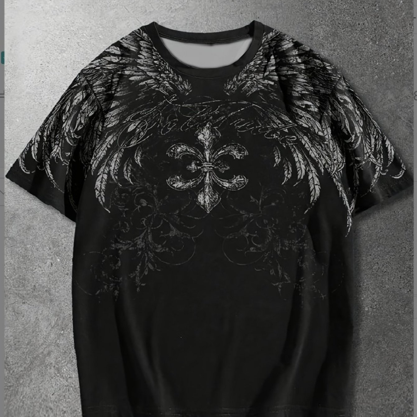TEMU Men's Summer Short Sleeve Printed T-shirt