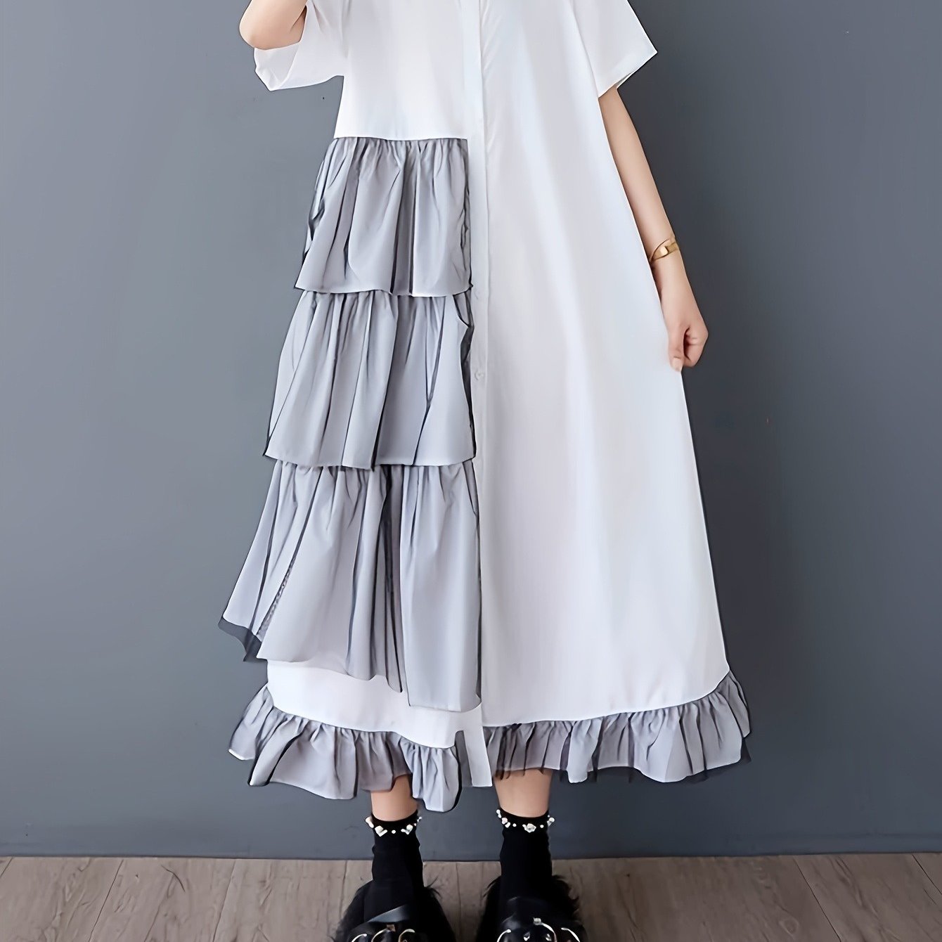 TEMU Ladies' Dresses, Loose-fitting Dresses, Comfortable, Color-, , Lightweight, Trendy Dresses, Spring And Summer Dresses.