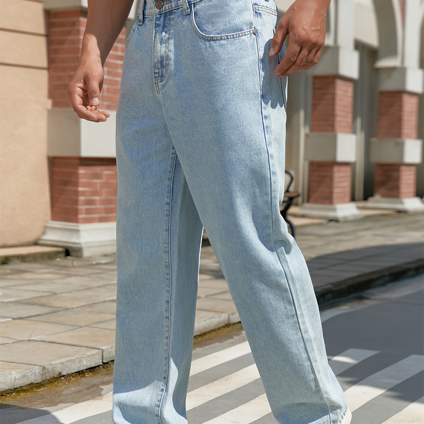 Men's Fashion Casual Versatile Denim Pants