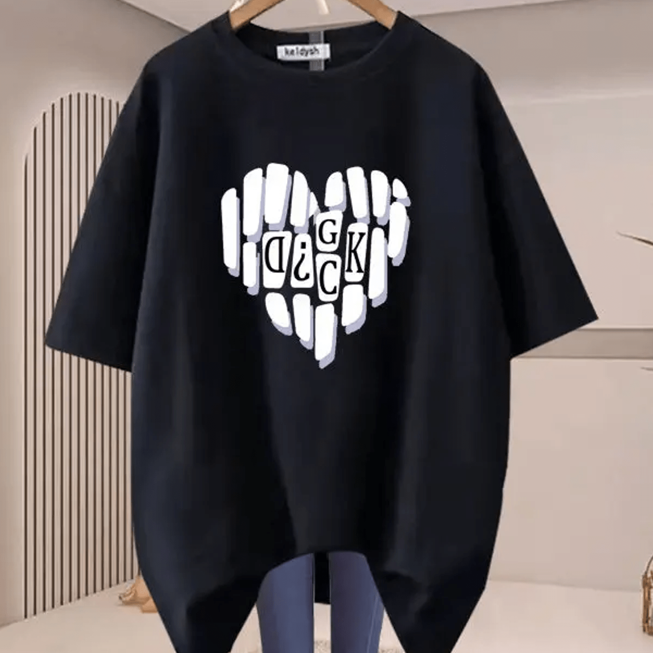 Image of Plus Size 2026 Clothing Chic Hand-painted Printing Y2k T-shirt Summer O-neck Short Sleeve Casual Loose -xxxl Big And Tall