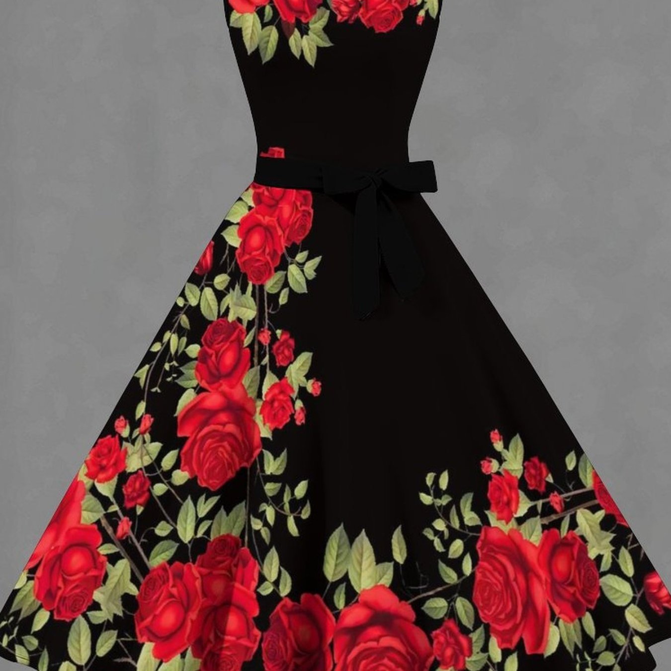 Image of Plus Size, Women's Plus Size Square Neck Dress, Elegant Women's Dress, Sexy And Elegant Holiday Party Printed Clothing