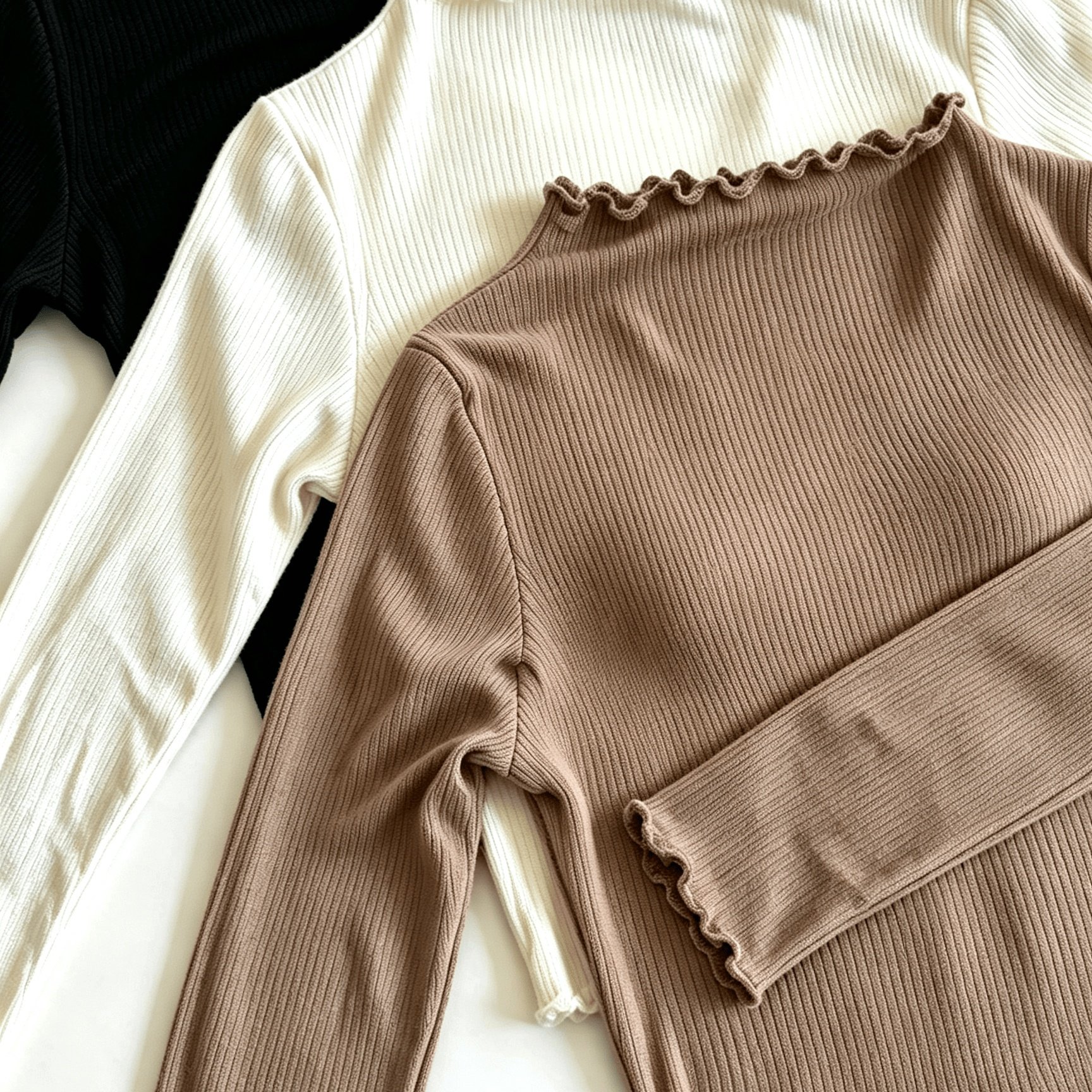 TEMU ASD1 Directionnel Nouveau Ensemble 3 pièces Femme Automne Hiver Mode Élégant Couleur Unie Décontracté Sexy Polyvalent Coupe Courte Manches