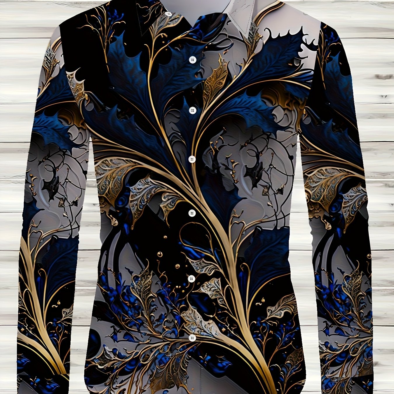 TEMU Men's Long Sleeve Shirt And