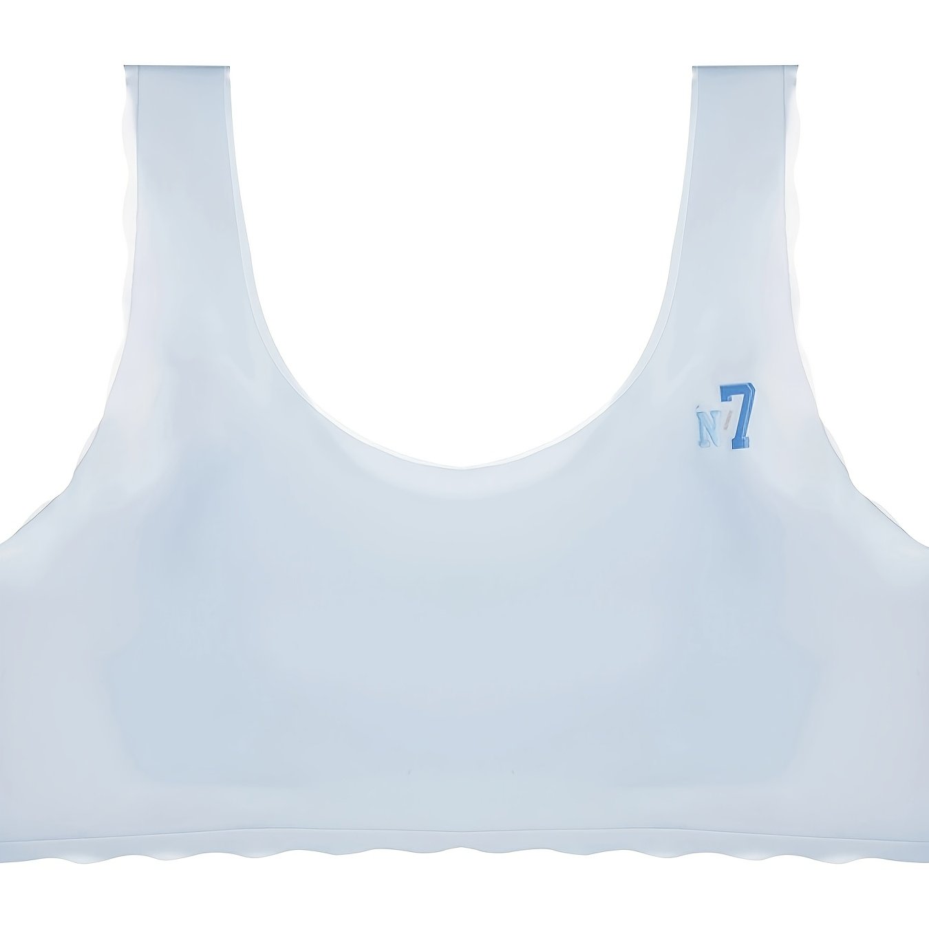 Image of 3pcs Set; Girls' Underwear; Fixed Cup To Prevent Bulging; Thin Bra For And Secondary School Students; Seamless Vest For High School Girls; Sports Bra Growth Period; In 1pc; Thin Vest