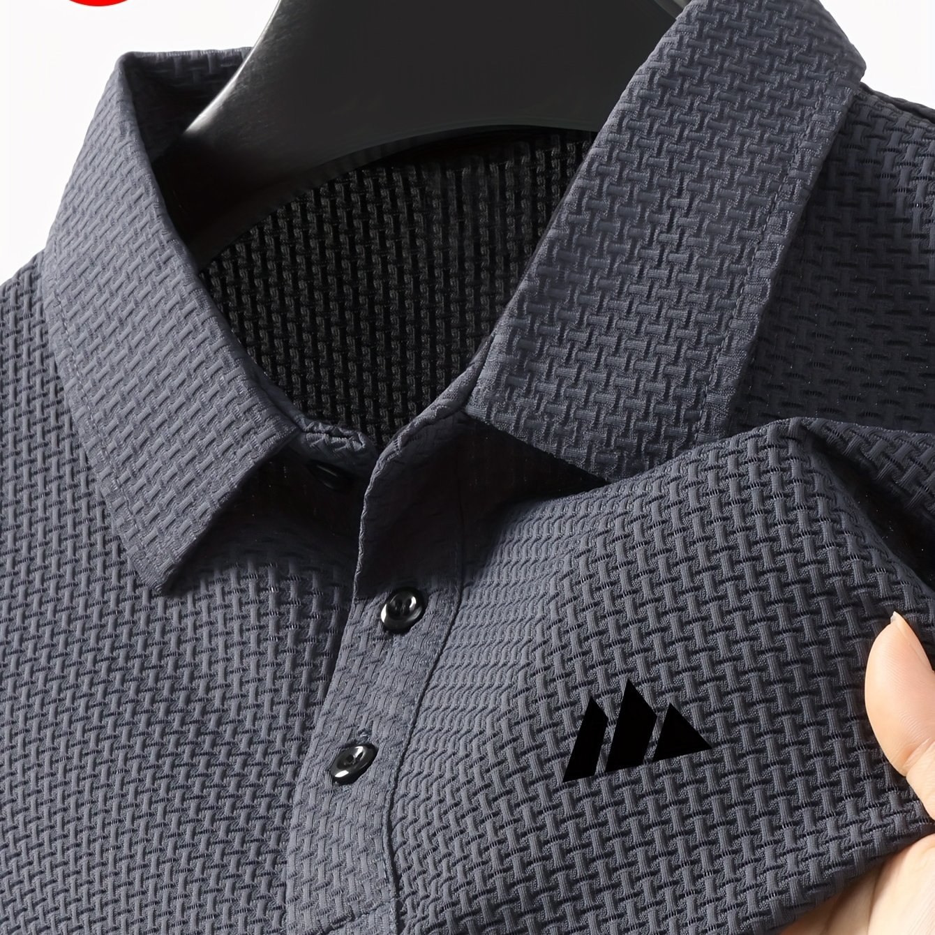 E-shop Herren Polo Shirt in großen Größen, bequem und leicht, cooles und bequemes Polo Shirt, neuer Jacquard-Stoff, 2XL-6XL Plus Size